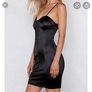 Nasty Gal Mini Satin Dress